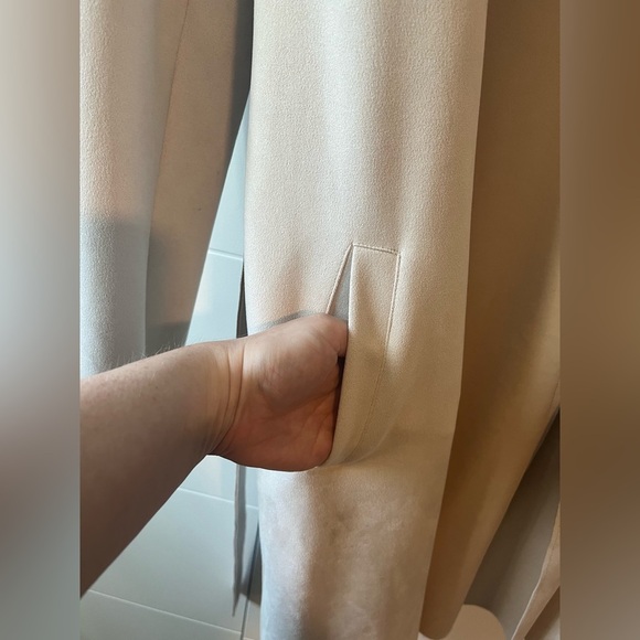 Zara Faux Suede Hooded and Belted Jacket - Picture 6 of 15